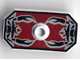 Part No: 48494pb05 Name: Minifig, Shield Rectangular with Stud, Knights Kingdom Vladek Scorpion Pattern (Nonstickered Version) Part No: 48494pb05 Name: Minifig, Shield Rectangular with Stud, Knights Kingdom Vladek Scorpion Pattern (Nonstickered Version)