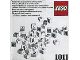 Set No: 1011 Name: LEGO Number/Symbol Blocks (Number bricks and symbols for wall board) Set No: 1011 Name: LEGO Number/Symbol Blocks (Number bricks and symbols for wall board)