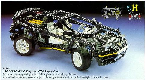 voiture lego technic 1990