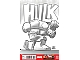 Book No: mc21a  Name: Super Heroes Comic Book, Marvel, Indestructible Hulk #14 Sketch Variant Cover