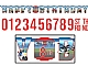 Gear No: 013051304522  Name: Party Jumbo Letter Birthday Banner Kit, City Police