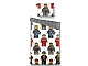 Gear No: 100241  Name: Bedding, Duvet Cover and Pillowcase (140 x 200 cm) - Minifigures