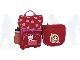 Gear No: 14038  Name: School Bag Set Heart Backpack (Large) with Cat and Sports Bottle, Girl Shoulder Bag