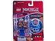 Gear No: 1648jay  Name: NINJAGO Jay Key Chain with Clip-on Battle Sound Base blister pack