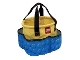 Gear No: 212542  Name: Storage Bucket Soft - Yellow with Blue Outer Pockets
