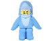 Lot ID: 396672143  Gear No: 335490  Name: Shark Suit Guy Minifigure Plush