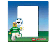 Gear No: 3812  Name: Photo Frame Magnetic LEGO Writing Systems - Soccer