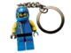 Gear No: 3945  Name: Drome Racer Key Chain with Open Mouth Head and LEGO Logo on Torso
