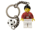 Lot ID: 409515941  Gear No: 3946  Name: Soccer Player with Lego Logo on Front and Ball Key Chain