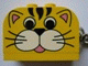 Gear No: 3966  Name: Basic Style Printed Brick Key Chain - Tiger with Yellow Plate