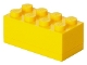 Gear No: 40121732  Name: Storage Brick 2 x 4 Mini (110ml) Yellow