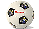 Gear No: 4202562  Name: Ball, Inflatable Soccer Ball, Large (9 in. dia.) - Figure on Black Background