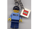 Gear No: 4213160a  Name: Minifigure Xtreme Skateboarder Key Chain with 2 x 2 Square Lego Logo Tile