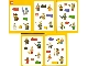 Gear No: 4228892  Name: Sticker Sheet, Various Bricks and Minifigures