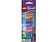 Gear No: 448  Name: Eraser, Friends Brick Eraser Set of 4 (Bright Light Orange, Bright Pink, Medium Azure, Medium Lavender) blister pack