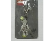 Gear No: 4507871  Name: Skeleton with Spider Flat Metal Key Chain - Funny Night