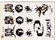 Gear No: 4530145  Name: Sticker Sheet, Bionicle Phantoka Theme, Sheet of 12 Stickers