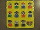 Gear No: 4538528  Name: Towel, LEGO Duplo Family 25 x 25 cm, Yellow