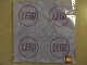 Gear No: 4543853  Name: Towel, LEGO Logo 2 x 2 Studs 25 x 25 cm, Purple