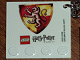 Lot ID: 77327134  Gear No: 4599491  Name: 4 x 4 Tile, Modified - Key Chain with HP Gryffindor Crest Pattern (Sticker)