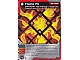 Gear No: 4612925  Name: NINJAGO Masters of Spinjitzu Deck #1 Game Card 23 - Flame Pit - International Version