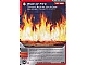 Gear No: 4612930  Name: NINJAGO Masters of Spinjitzu Deck #1 Game Card 24 - Wall of Fire - International Version