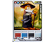 Gear No: 4642687  Name: NINJAGO Masters of Spinjitzu Deck #1 Game Card *7 - Sensei Wu (Black Outfit) - North American Version