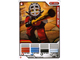 Gear No: 4643646  Name: NINJAGO Masters of Spinjitzu Deck #2 Game Card 3 - Kendo Kai - North American Version