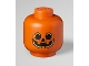 Gear No: 5005886  Name: Minifigure Head Storage Container Large - Pumpkin Jack O'Lantern (4032)