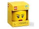 Gear No: 5006259  Name: Minifigure Head Storage Container Mini - Girl (4033)