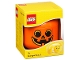 Lot ID: 316603683  Gear No: 5006590  Name: Minifigure Head Storage Container Small - Pumpkin Jack O'Lantern #2 (4031)