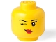 Gear No: 5006956  Name: Minifigure Head Storage Container Large - Female Winking (4032)