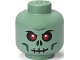 Lot ID: 371641476  Gear No: 5007889  Name: Minifigure Head Storage Container Large - Skeleton Skull Sand Green (4032)