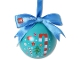 Lot ID: 386312931  Gear No: 5008196  Name: Christmas Tree Ornament, Tin Ball Decorated - LEGO Insiders (Bauble)