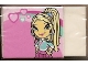 Gear No: 50242  Name: Eraser, Clikits White with Heart Character Image Sleeve