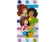 Gear No: 5055285407919  Name: Towel, Friends Girls on Striped Background, 70 x 140 cm