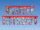 Gear No: 550869  Name: Party Banner, Exo-Force 'HAPPY BIRTHDAY'