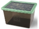 Gear No: 5711938029821  Name: Storage Box, The LEGO NINJAGO Movie - Trans-Brown with Sand Green Lid, Large (4094)