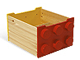 Gear No: 60030  Name: Rolling Storage Box (Red / Yellow)