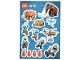Gear No: 6246390  Name: Sticker Sheet, City Arctic, Sheet of 14 Stickers