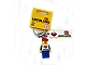 Lot ID: 240305589  Gear No: 850456  Name: I Brick Legoland Minifigure Male Key Chain with Tile Modified 8 x 2 with Hole