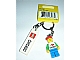 Gear No: 850490  Name: I Brick Chicago Minifigure Key Chain, Water Tower Place LEGO Store, Chicago, IL