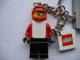 Lot ID: 103855176  Gear No: 850495  Name: Snowboarder Key Chain with 2 x 2 Square Lego Logo Tile