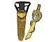 Lot ID: 168120988  Gear No: 850628  Name: Sword, NINJAGO Sword with Snake Pattern with Sheath