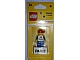 Gear No: 850760  Name: Magnet Set, I Brick Paris LEGO Minifigure, Lego Store So-Ouest, Levallois-Perret, France - Glued with 2 x 4 Brick Base blister pack