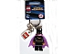 Lot ID: 77552500  Gear No: 851005  Name: Batgirl Key Chain with Lego Logo Tile, Modified 3 x 2 Curved with Hole