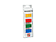 Gear No: 851008  Name: Magnet Set, Bricks 2 x 4 (4) - Yellow, Red, Green, Blue blister pack