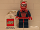 Gear No: 851027a  Name: Spider-Man Key Chain with Lego Logo Tile, Modified 3 x 2 Curved with Hole
