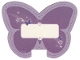 Gear No: 851362namecard2  Name: Party Name Card - Friends White Name Plate on Dark Purple Butterfly