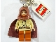 Lot ID: 397635090  Gear No: 851461  Name: Obi-Wan Kenobi (Episode 3) Key Chain with Lego Logo Tile, Modified 3 x 2 Curved with Hole